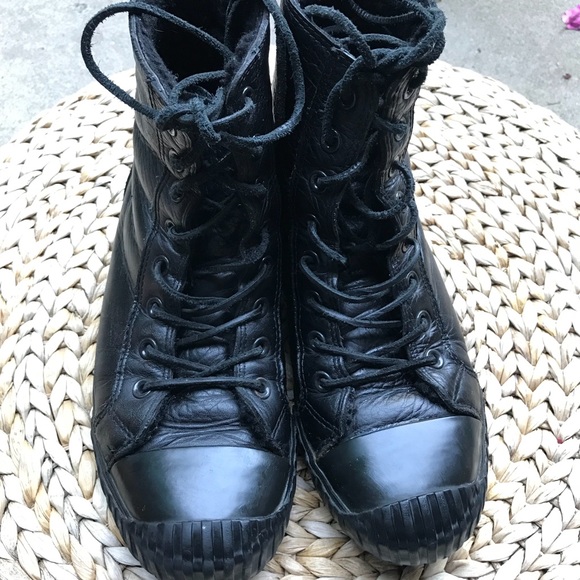 John Varvatos Chuck Taylor Bosey leatherBoots 8 - Picture 2 of 7